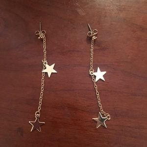 Brandy Melville Star Dangle Earrings